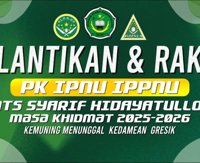Pelantikan Pengurus Komisariat IPNU IPPNU MTs Syarif Hidayatulloh